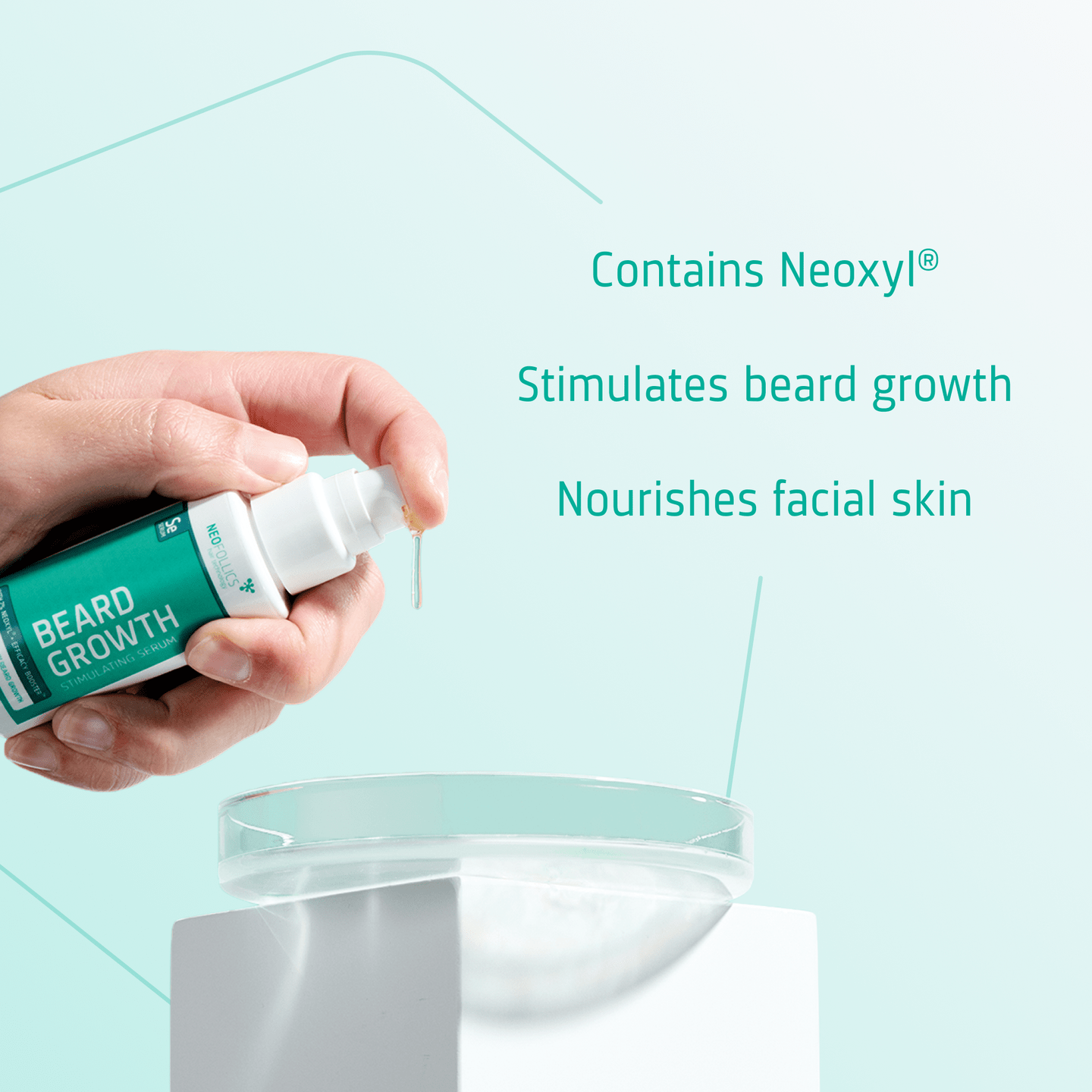 Neofollics Beard Growth Serum For Beard 45ml - Avoriell
